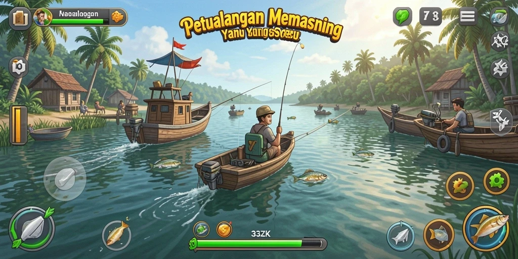 Tangkapan besar di <strong>33ZK</strong> dengan latar belakang alam yang indah.