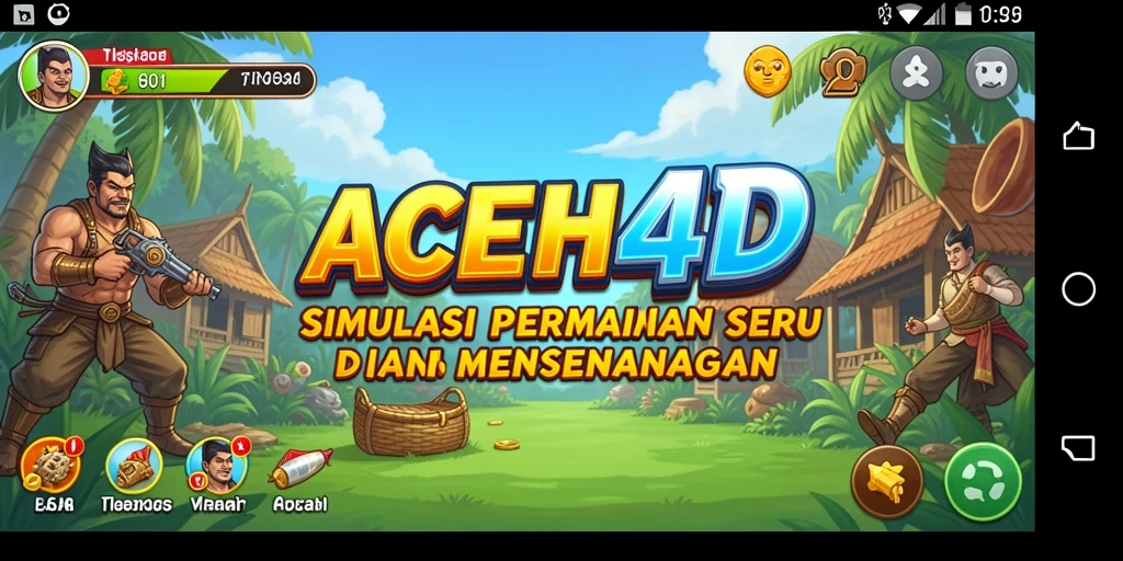 Tampilan gameplay ACEH4D yang menampilkan simulasi mendalam dan interaktif.