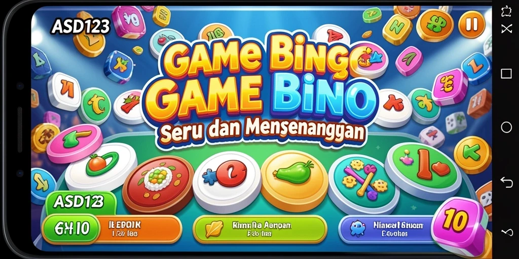 Tampilan menarik dari gameplay Bingo di ASD123.