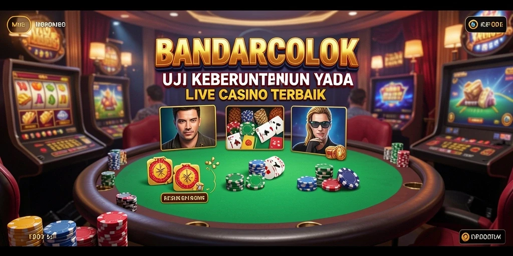 Tampilan gameplay Live Casino yang mendebarkan dari BANDARCOLOK.