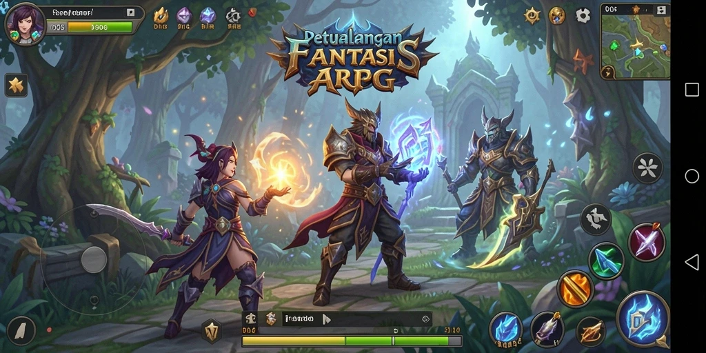 Screenshot gameplay D06 menampilkan aksi mendebarkan di dunia ARPG.