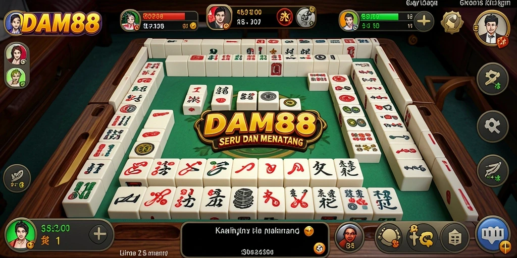 Tampilan menarik dari gameplay DAM88 yang menampilkan strategi Mahjong.