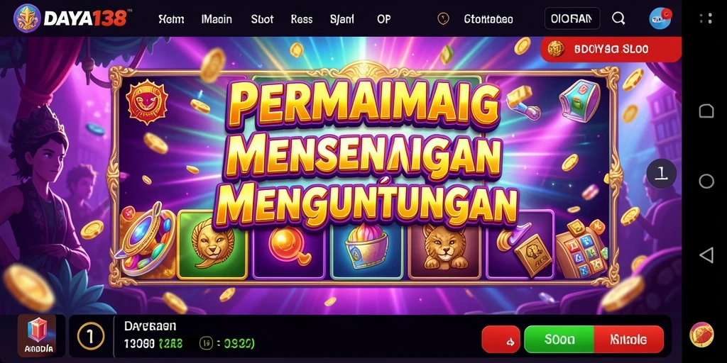 Screenshot utama DAYA138 menunjukkan gameplay Slot yang menarik.