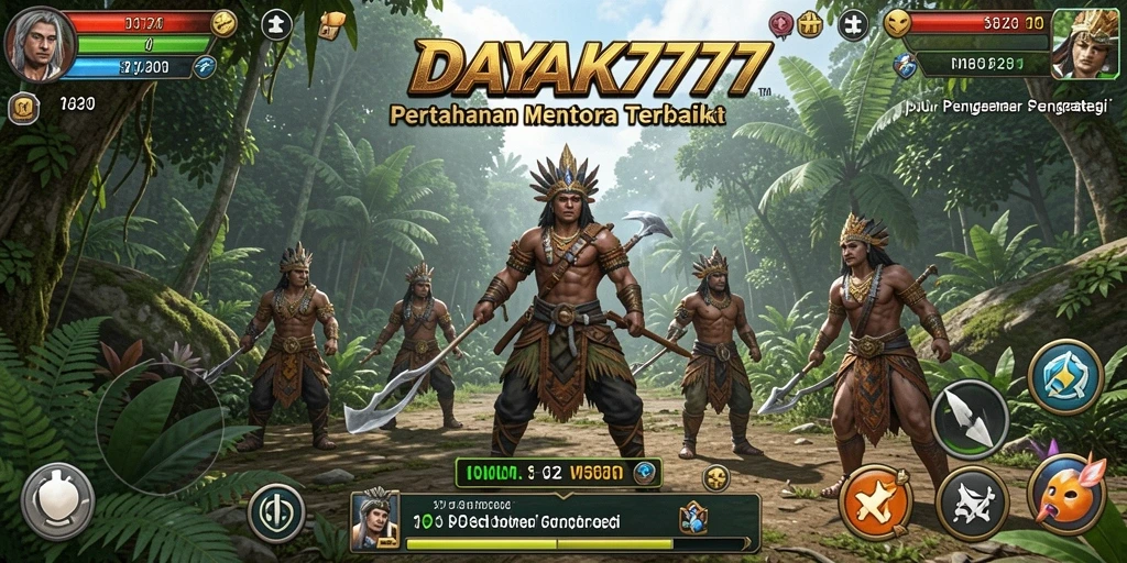 Gameplay mendebarkan dalam <strong>DAYAK777</strong> menunjukkan pertahanan menara yang strategis.