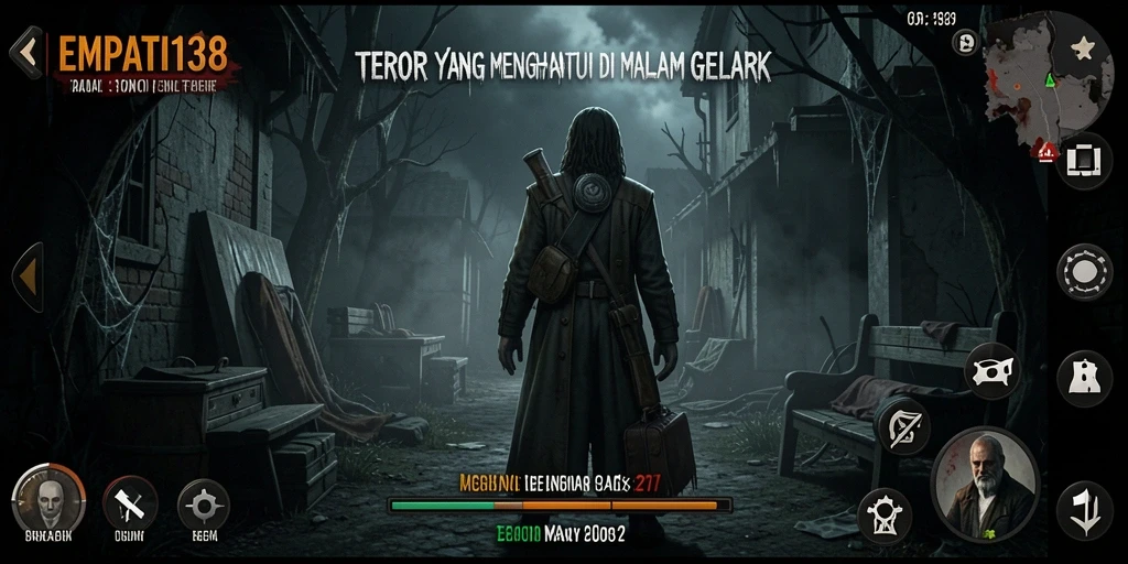 Screenshot EMPATI138 menampilkan kegelapan dan ancaman yang mengintai.
