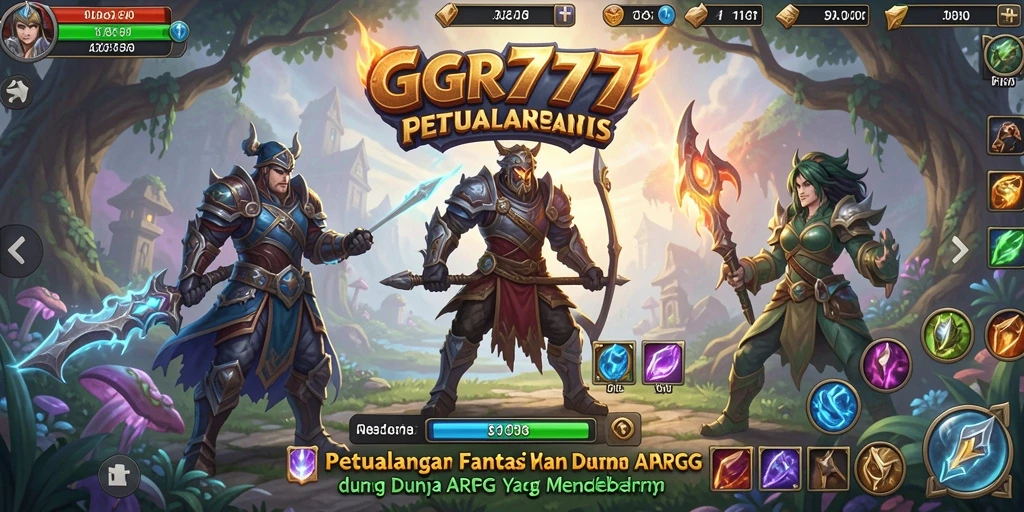 Screenshot GGR777 menampilkan aksi seru dalam pertarungan ARPG.