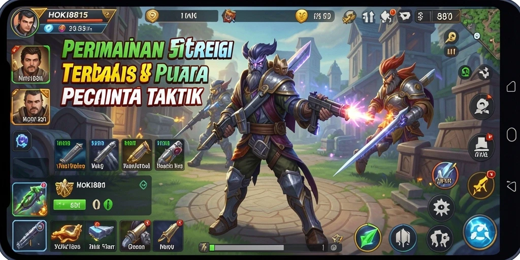 Tampilan gameplay strategi HOKI8815 yang seru dan mendebarkan.