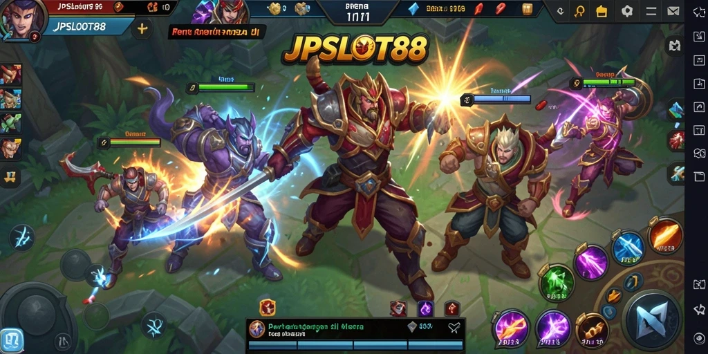 Tampilan gameplay seru dan mendebarkan dari JPSLOT88.