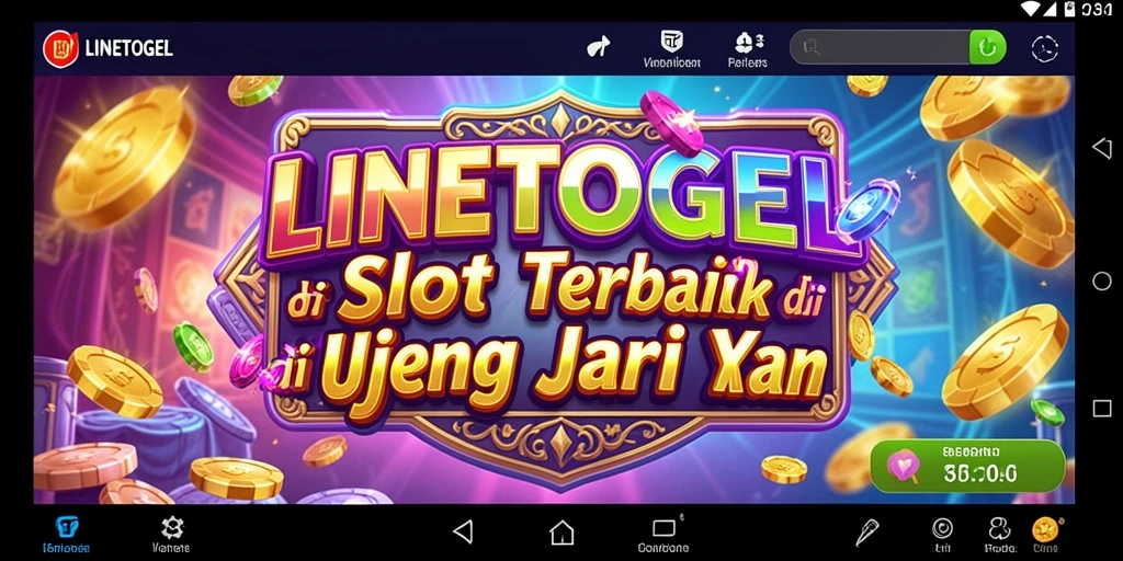 Screenshot utama LINETOGEL menampilkan gameplay Slot yang mengasyikkan.
