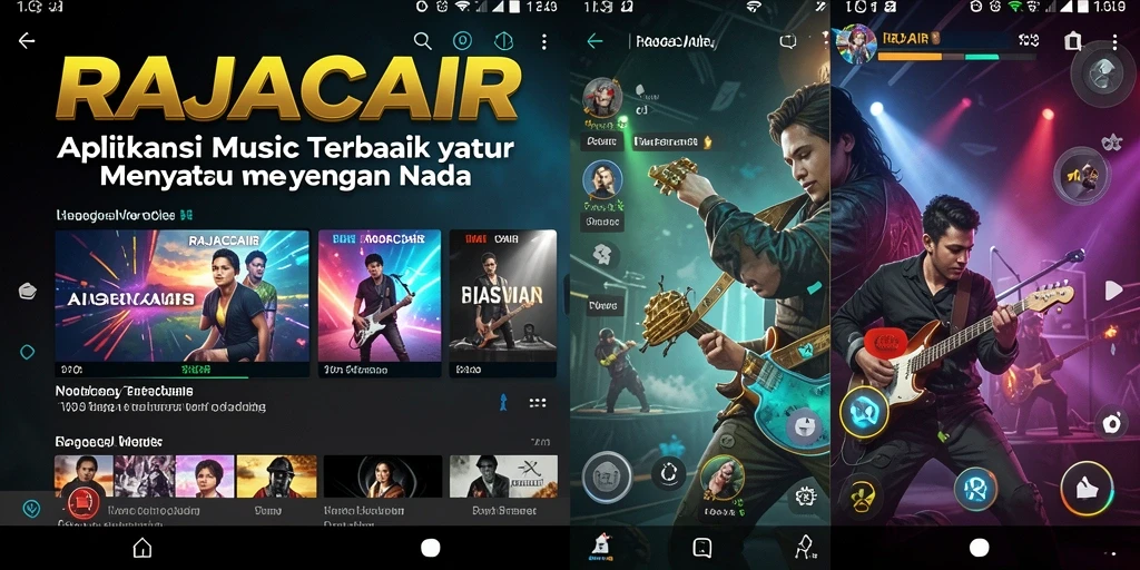 Screenshot gameplay RAJACAIR menampilkan pengalaman musik interaktif yang menyenangkan.