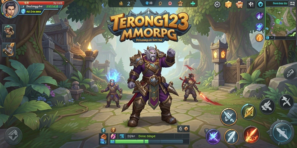 Gameplay seru dalam dunia MMORPG yang memukau.